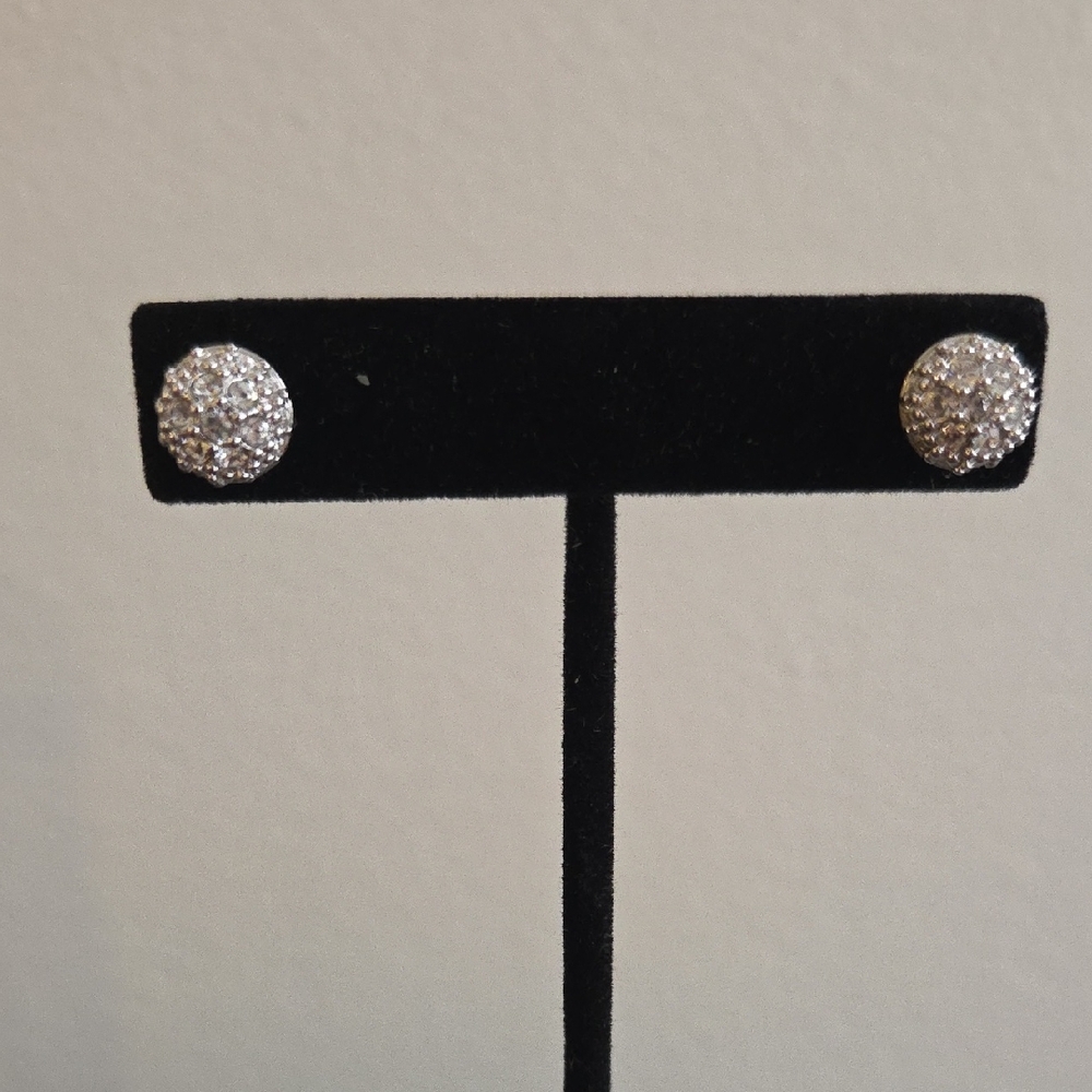 Swarovski Sparkling Silver Earrings